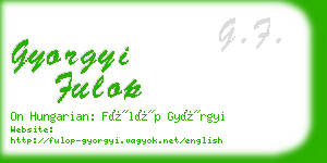 gyorgyi fulop business card